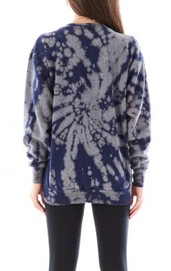 FURST OF A KIND VINTAGE BLEACH SPIRAL SWEATSHIRT VINTAGE COLLEGE