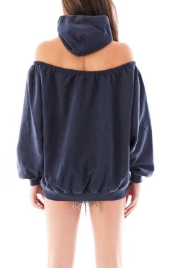 FURST OF A KIND VINTAGE OPEN SHOULDER HOODIE SALE