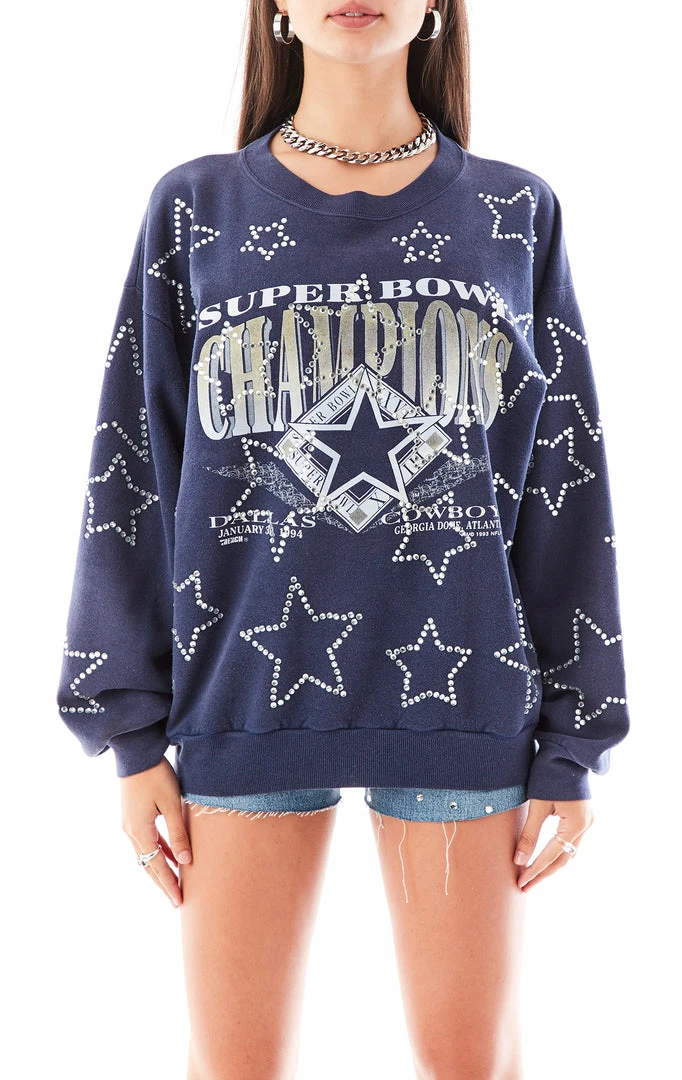 FURST OF A KIND SALE VINTAGE RHINESTONE STAR OUTLINE SWEATSHIRT 3 FURST OF A KIND SALE VINTAGE RHINESTONE STAR OUTLINE SWEATSHIRT