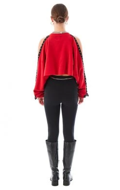 FURST OF A KIND VINTAGE CROPPED CUT OUT U-RING SWEATSHIRT SALE 13 FURST OF A KIND VINTAGE CROPPED CUT OUT U-RING SWEATSHIRT SALE