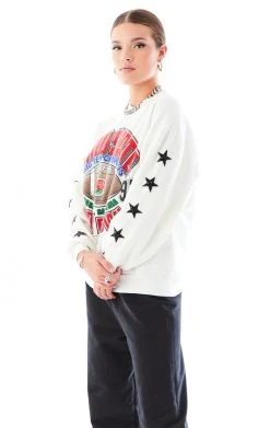 FURST OF A KIND VINTAGE MINI STAR PATCH SWEATSHIRT