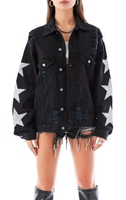 FURST OF A KIND VINTAGE GRAPHIC BACK INSERT STAR PATCH DENIM JACKET 8 FURST OF A KIND VINTAGE GRAPHIC BACK INSERT STAR PATCH DENIM JACKET