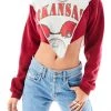 FURST OF A KIND VINTAGE SPLICED V CROPPED SWEATSHIRT 2 FURST OF A KIND VINTAGE SPLICED V CROPPED SWEATSHIRT