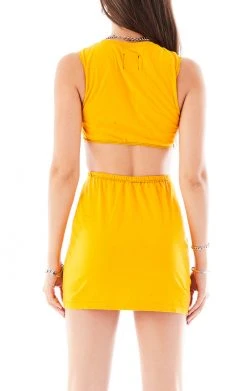 FURST OF A KIND VINTAGE CUT OUT O-RING DRESS