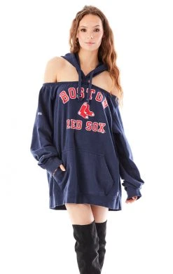 FURST OF A KIND VINTAGE OPEN SHOULDER HOODIE