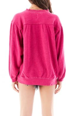 FURST OF A KIND VINTAGE PINK OVERDYE SWEATSHIRT SALE