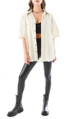 FURST OF A KIND VINTAGE HARLEY SHORT SLEEVE BUTTON DOWN