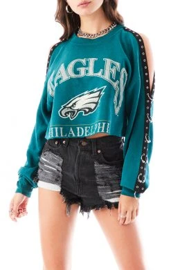 FURST OF A KIND VINTAGE CROPPED CUT OUT U-RING SWEATSHIRT SALE