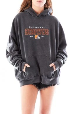 FURST OF A KIND VINTAGE NFL VINTAGE SILVER STAR PATCH HOODIE