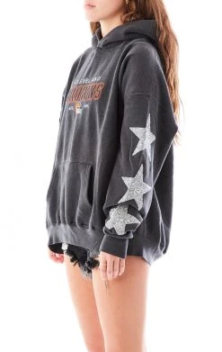 FURST OF A KIND VINTAGE NFL VINTAGE SILVER STAR PATCH HOODIE