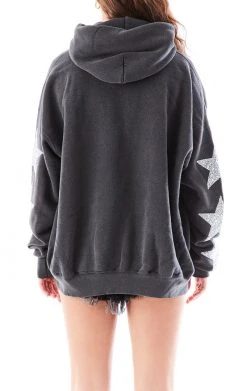 FURST OF A KIND VINTAGE NFL VINTAGE SILVER STAR PATCH HOODIE