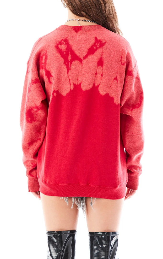 FURST OF A KIND VINTAGE NFL VINTAGE BLEACH SPIRAL SWEATSHIRT 4 FURST OF A KIND VINTAGE NFL VINTAGE BLEACH SPIRAL SWEATSHIRT