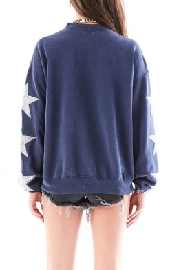 FURST OF A KIND VINTAGE SILVER STAR PATCH SWEATSHIRT VINTAGE COLLEGE 7 FURST OF A KIND VINTAGE SILVER STAR PATCH SWEATSHIRT VINTAGE COLLEGE