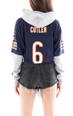 FURST OF A KIND VINTAGE JERSEY SPLICED HOODIE