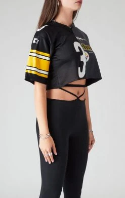 FURST OF A KIND VINTAGE SPLICED CROPPED JERSEY TEE SALE 9 FURST OF A KIND VINTAGE SPLICED CROPPED JERSEY TEE SALE