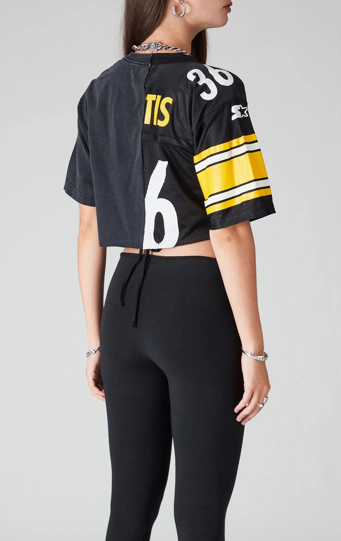 FURST OF A KIND VINTAGE SPLICED CROPPED JERSEY TEE SALE 5 FURST OF A KIND VINTAGE SPLICED CROPPED JERSEY TEE SALE