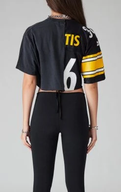 FURST OF A KIND VINTAGE SPLICED CROPPED JERSEY TEE SALE