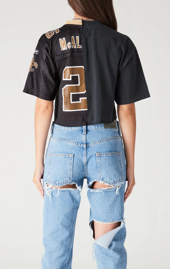 FURST OF A KIND SALE VINTAGE SPLICED CROPPED JERSEY TEE 4 FURST OF A KIND SALE VINTAGE SPLICED CROPPED JERSEY TEE