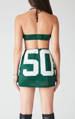 FURST OF A KIND VINTAGE DRESSES VINTAGE CUT OUT JERSEY HALTER DRESS