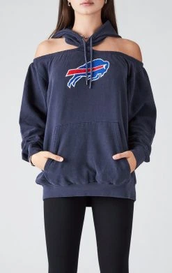 FURST OF A KIND SALE VINTAGE OPEN SHOULDER HOODIE