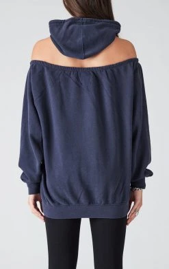 FURST OF A KIND SALE VINTAGE OPEN SHOULDER HOODIE