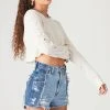 FURST OF A KIND VINTAGE SPLICED DENIM SHORTS VINTAGE DENIM SHORTS 2 FURST OF A KIND VINTAGE SPLICED DENIM SHORTS VINTAGE DENIM SHORTS