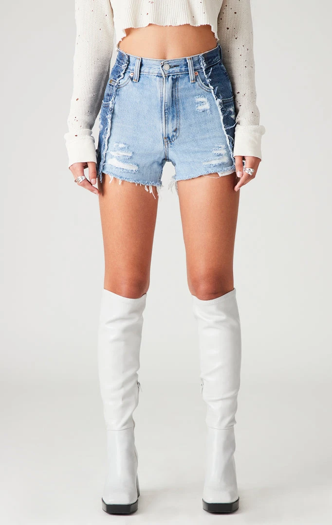 FURST OF A KIND VINTAGE SPLICED DENIM SHORTS VINTAGE DENIM SHORTS 6 FURST OF A KIND VINTAGE SPLICED DENIM SHORTS VINTAGE DENIM SHORTS