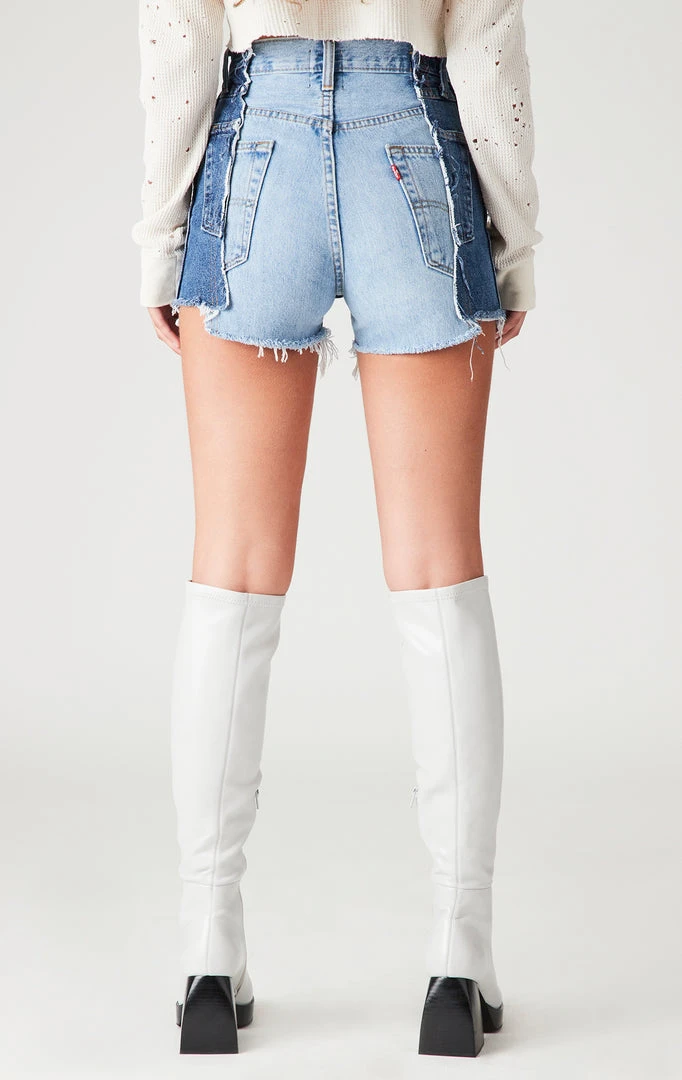 FURST OF A KIND VINTAGE SPLICED DENIM SHORTS VINTAGE DENIM SHORTS 10 FURST OF A KIND VINTAGE SPLICED DENIM SHORTS VINTAGE DENIM SHORTS