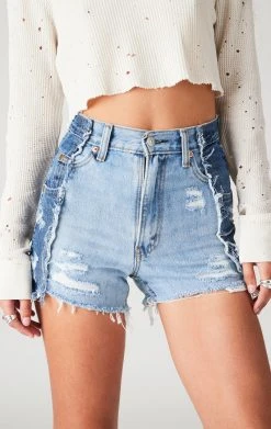 FURST OF A KIND VINTAGE SPLICED DENIM SHORTS VINTAGE DENIM SHORTS 14 FURST OF A KIND VINTAGE SPLICED DENIM SHORTS VINTAGE DENIM SHORTS