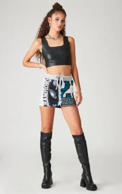 FURST OF A KIND VINTAGE SPLICED PATCHWORK SKIRT VINTAGE NFL