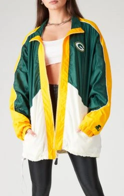 FURST OF A KIND VINTAGE NFL VINTAGE ZIP UP WINDBREAKER JACKET