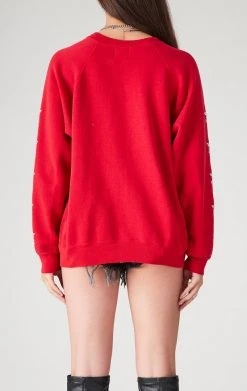 FURST OF A KIND VINTAGE MINI STAR PATCH SWEATSHIRT