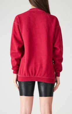 FURST OF A KIND VINTAGE RED OVERDYE SWEATSHIRT SALE
