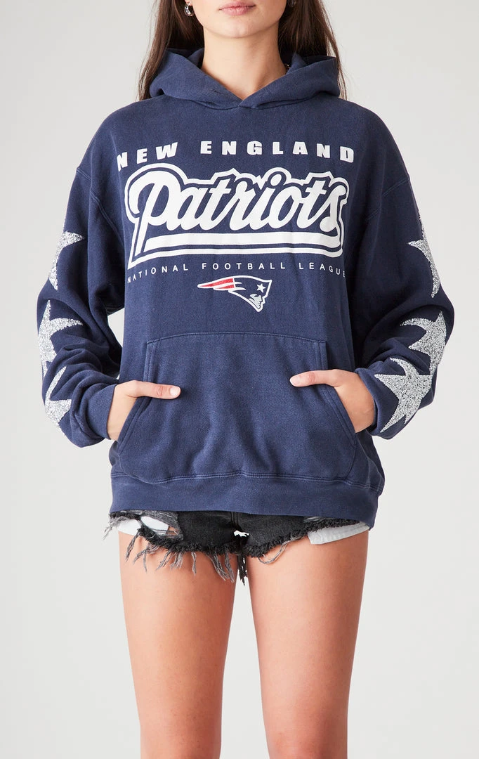 FURST OF A KIND VINTAGE NFL VINTAGE SILVER STAR PATCH HOODIE 3 FURST OF A KIND VINTAGE NFL VINTAGE SILVER STAR PATCH HOODIE