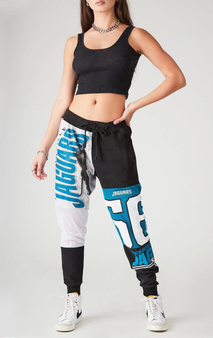 FURST OF A KIND VINTAGE NFL VINTAGE SPLICED PATCHWORK SWEATPANTS 3 FURST OF A KIND VINTAGE NFL VINTAGE SPLICED PATCHWORK SWEATPANTS