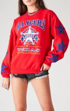 FURST OF A KIND VINTAGE BLUE STAR PATCH SWEATSHIRT