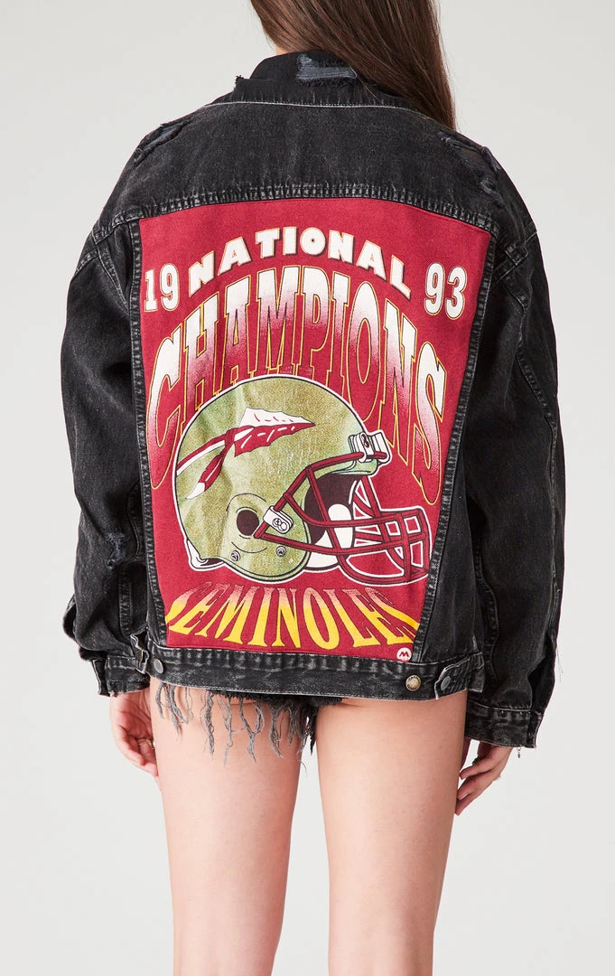 FURST OF A KIND VINTAGE GRAPHIC BACK INSERT DENIM JACKET VINTAGE DENIM JACKETS 3 FURST OF A KIND VINTAGE GRAPHIC BACK INSERT DENIM JACKET VINTAGE DENIM JACKETS