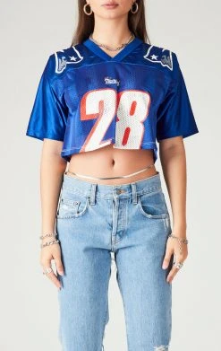 FURST OF A KIND VINTAGE CROPPED NFL JERSEY VINTAGE NFL