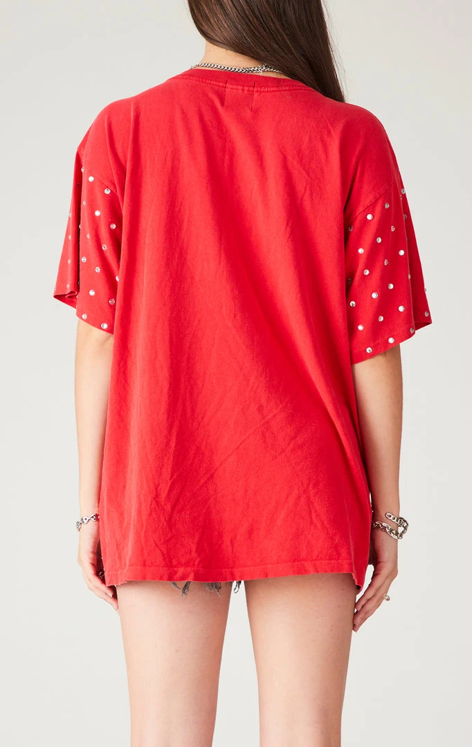 FURST OF A KIND SALE VINTAGE SILVER ALLOVER RHINESTONE TEE 4 FURST OF A KIND SALE VINTAGE SILVER ALLOVER RHINESTONE TEE