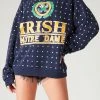 FURST OF A KIND VINTAGE ALLOVER RHINESTONE SWEATSHIRT