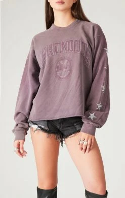 FURST OF A KIND VINTAGE COLLEGE VINTAGE MINI STAR PATCH SWEATSHIRT
