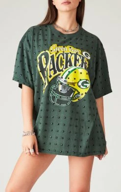 FURST OF A KIND VINTAGE BLACK ALLOVER RHINESTONE TEE SALE