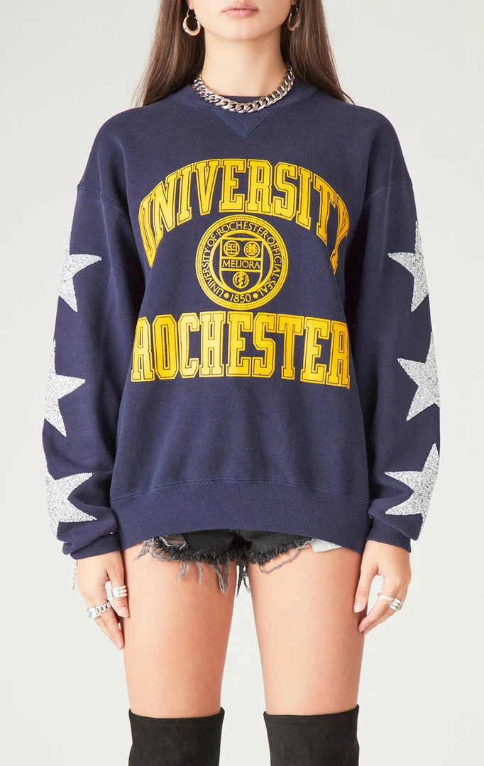 FURST OF A KIND VINTAGE SILVER STAR PATCH SWEATSHIRT VINTAGE COLLEGE 3 FURST OF A KIND VINTAGE SILVER STAR PATCH SWEATSHIRT VINTAGE COLLEGE