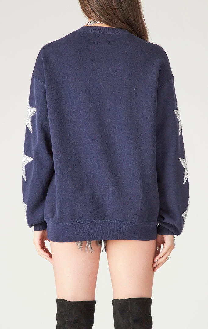 FURST OF A KIND VINTAGE SILVER STAR PATCH SWEATSHIRT VINTAGE COLLEGE 4 FURST OF A KIND VINTAGE SILVER STAR PATCH SWEATSHIRT VINTAGE COLLEGE