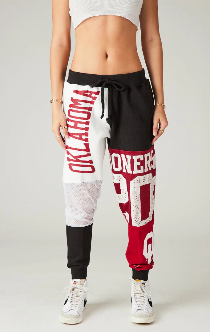 FURST OF A KIND VINTAGE SPLICED PATCHWORK SWEATPANTS VINTAGE COLLEGE 3 FURST OF A KIND VINTAGE SPLICED PATCHWORK SWEATPANTS VINTAGE COLLEGE