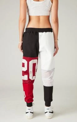 FURST OF A KIND VINTAGE SPLICED PATCHWORK SWEATPANTS VINTAGE COLLEGE 11 FURST OF A KIND VINTAGE SPLICED PATCHWORK SWEATPANTS VINTAGE COLLEGE