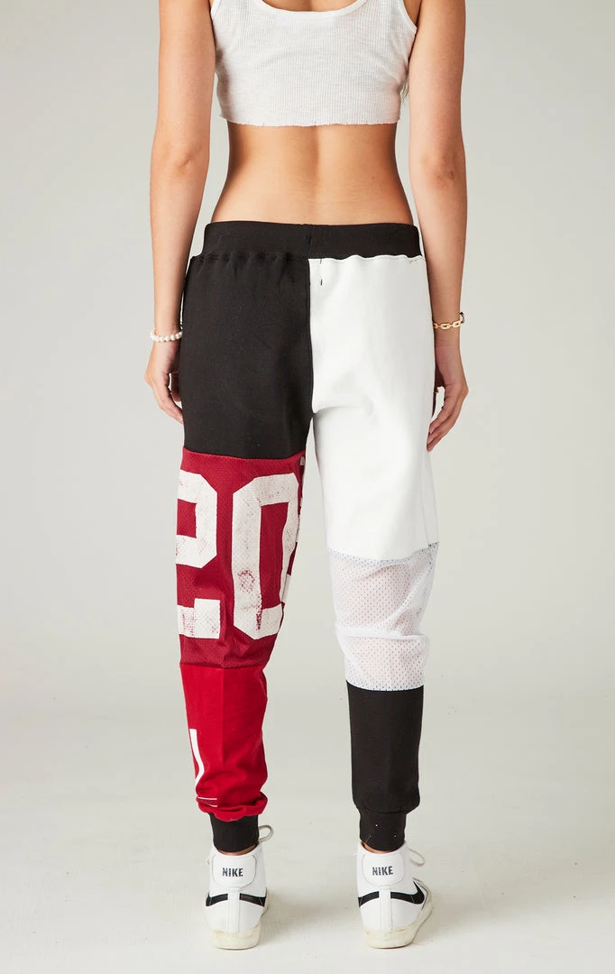 FURST OF A KIND VINTAGE SPLICED PATCHWORK SWEATPANTS VINTAGE COLLEGE 7 FURST OF A KIND VINTAGE SPLICED PATCHWORK SWEATPANTS VINTAGE COLLEGE