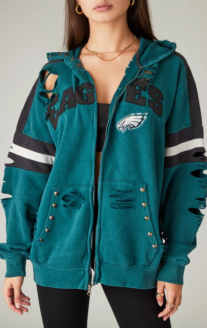 FURST OF A KIND VINTAGE RIPPED STUDDED ZIP UP HOODIE SALE 5 FURST OF A KIND VINTAGE RIPPED STUDDED ZIP UP HOODIE SALE