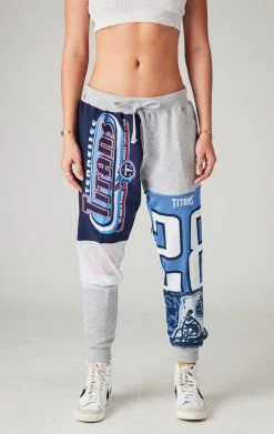 FURST OF A KIND VINTAGE NFL VINTAGE SPLICED PATCHWORK SWEATPANTS