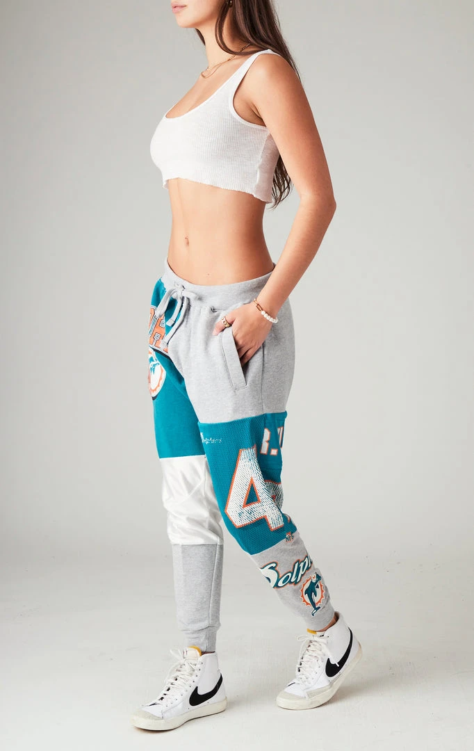 FURST OF A KIND VINTAGE NFL VINTAGE SPLICED PATCHWORK SWEATPANTS 5 FURST OF A KIND VINTAGE NFL VINTAGE SPLICED PATCHWORK SWEATPANTS